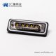 d sub焊线式连接器5w5母头直式接线焊接