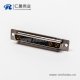 大电流连接器 D-SUB 25W3直式插孔光孔铆合母座接PCB