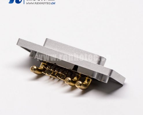 db大电流连接器母头弯式13w3插孔接PCB板