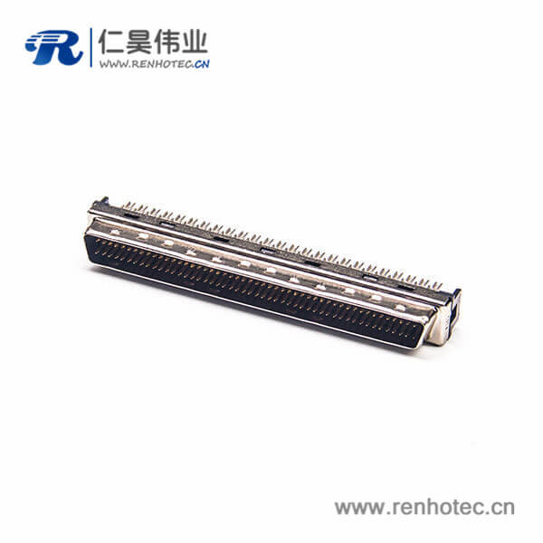 SCSI连接器100芯HPDB型直式公头刺破式接线
