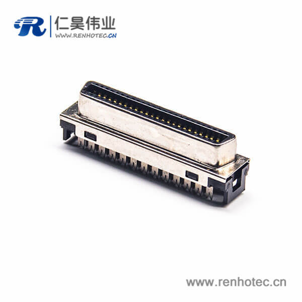 SCSI 50芯连接器HPCN型直式母头刺破式接头接线