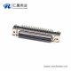 SCSI68芯连接器HPDB型母头弯式插板式PCB板安装