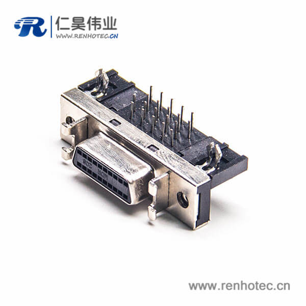 SCSI连接器20P母头HPDB弯式插孔面板安装