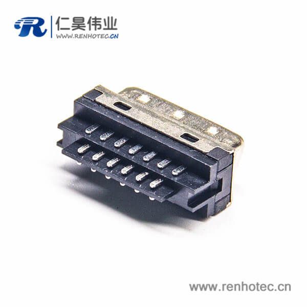 26PIN SCSI连接器HPDB公头直式焊接式接线